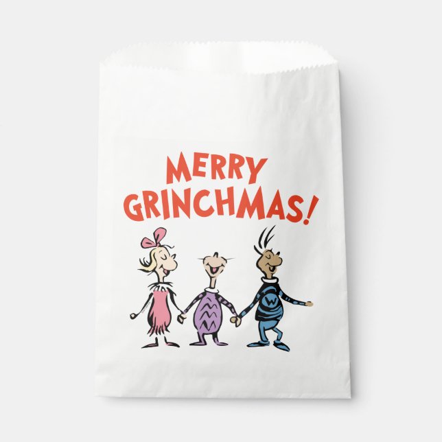 Sachets En Papier Whos Holding Hands Merry Grinchmas (Devant)