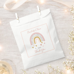 Sachets En Papier Wild One Muted Rainbow Girl's 1st Birthday Party