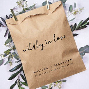 Sachets En Papier Willy in Love Fleur sauvage Graines Rustique Mar