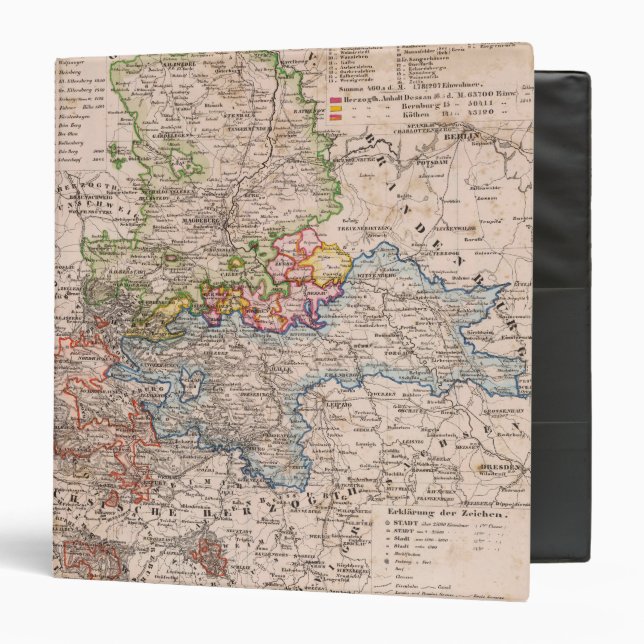 Sachsen, Anhalt Binder (Front/Inside)