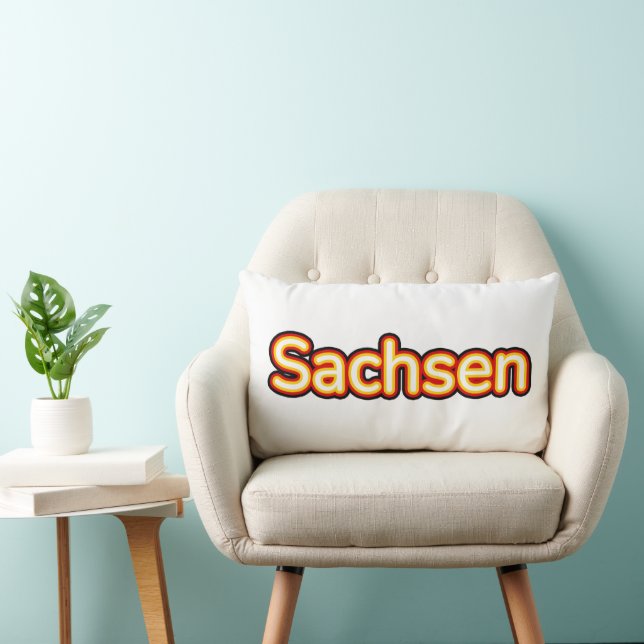 Sachsen Deutschland Germany Lumbar Pillow (Chair)