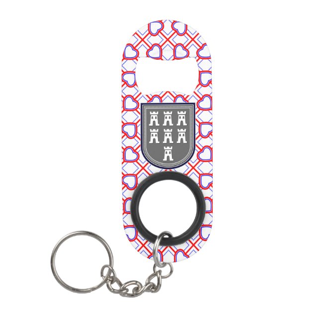 Sachsesch Keychain Bottle Opener (Front)