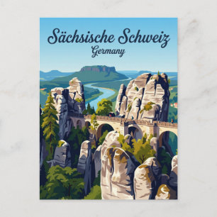 Sächsische Schweiz National Park Germany Postcard