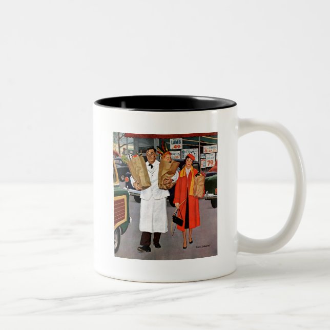 Sack Full of Trouble Two-Tone Coffee Mug (Right)