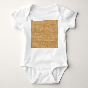 Sackcloth Texture: Rustic Background Essence Baby Bodysuit