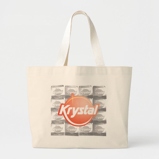 Sackful of Krystals Large Tote Bag (Front)