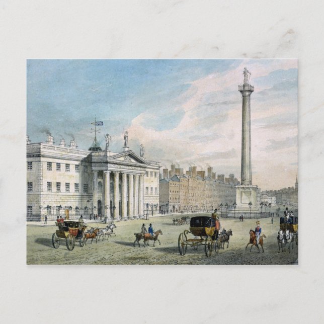 Sackville Street, Dublin Postcard (Front)