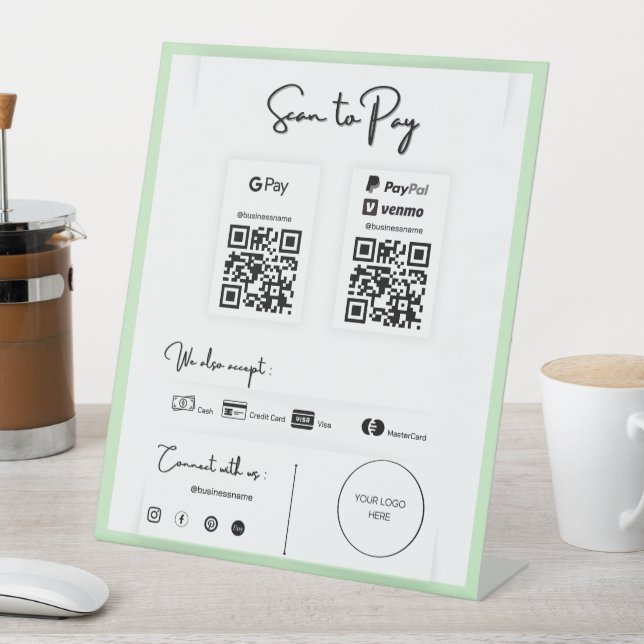 Sacn to Pay Pedestal Sign (In SItu)