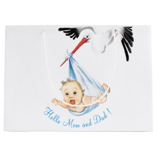 Sacoche drôle portant bébé sac cadeau - Texte pers