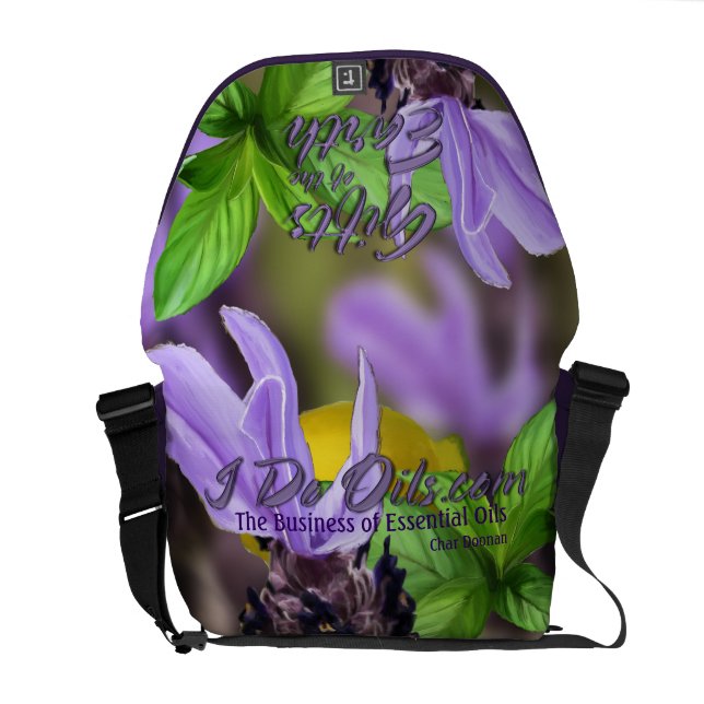 Sacoche Échantillon de mon sac messenger (Dos droit)