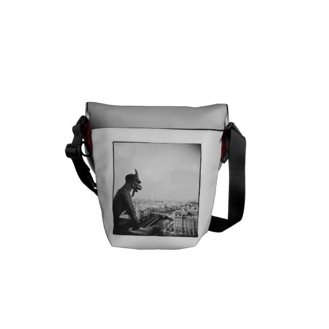 Sacoche La surveillance -- gargouilles de Notre Dame De (Dos)