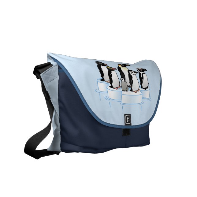 Sacoche Partie de pingouin (Devant gauche)