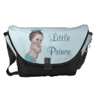 Petit sac vintage de couche-culotte de prince bleu