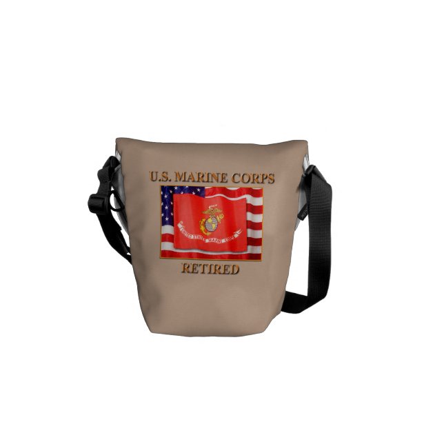 Sacoche Rickshaw à la retraite de l'USMC Mini Sac messenge (Dos)