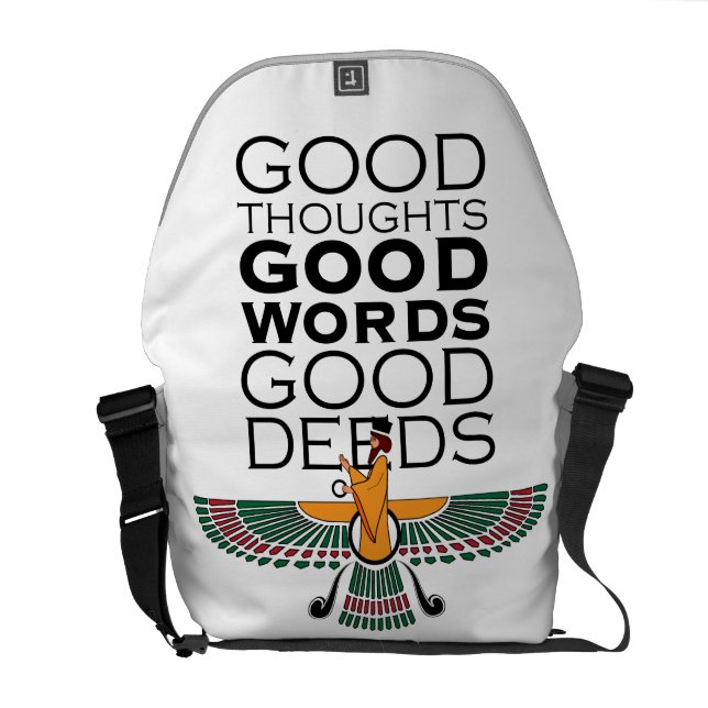 Sacoche Sac à main de Faravahar de Persan (Dos droit)