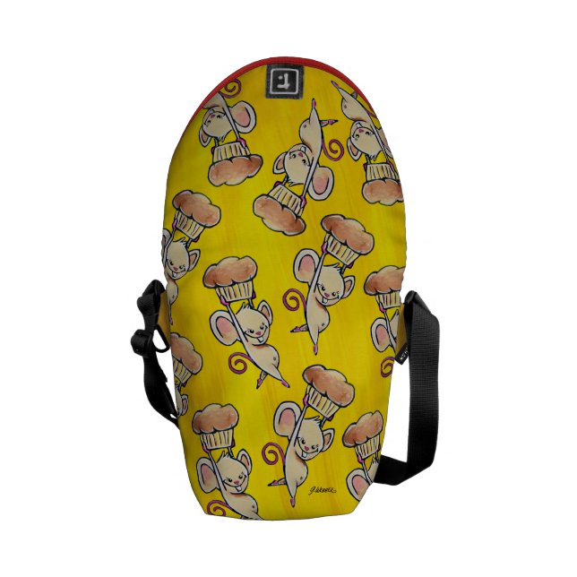 Sacoche Sac à souris muffin Mini Messanger (Dos droit)