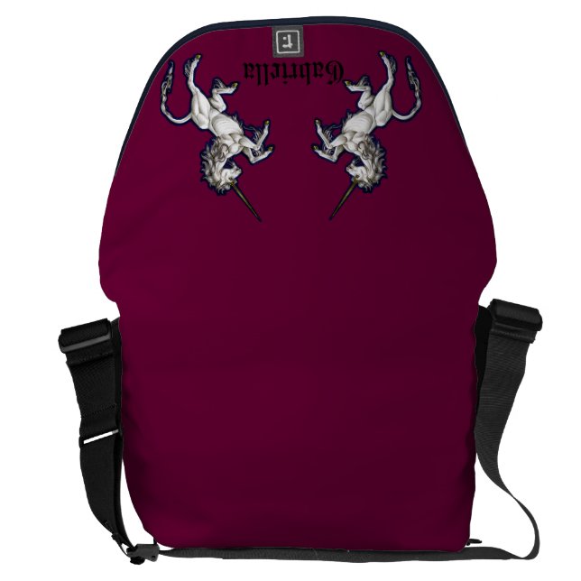 Sacoche Sac messenger Virginsnowe Grand 2 (Dos droit)