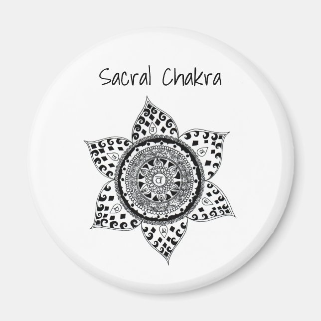 Sacral Chakra magnet (Front)