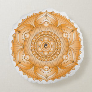 Sacral Chakra Mandala Coussin