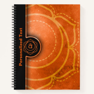 Sacral Chakra Svadhisthana Energy Healing Notebook