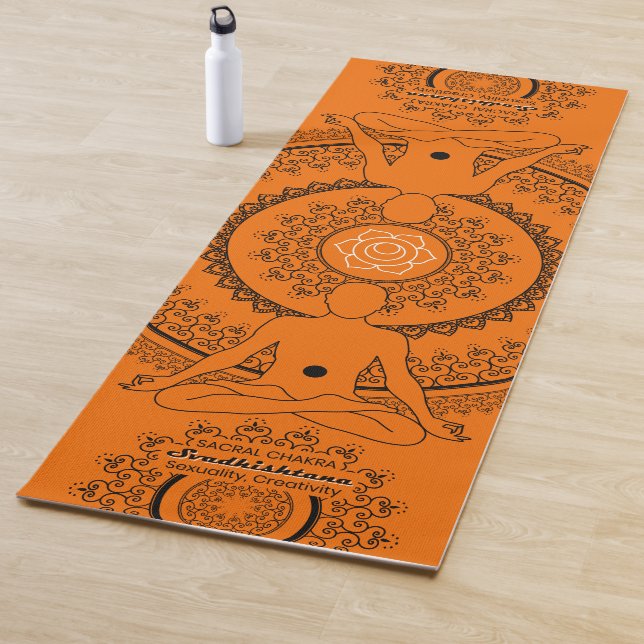 Sacral Chakra Svadhisthana Serenity Yoga Mat (In Situ)