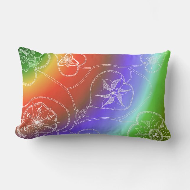 Sacral chakra throw pillow (Front)