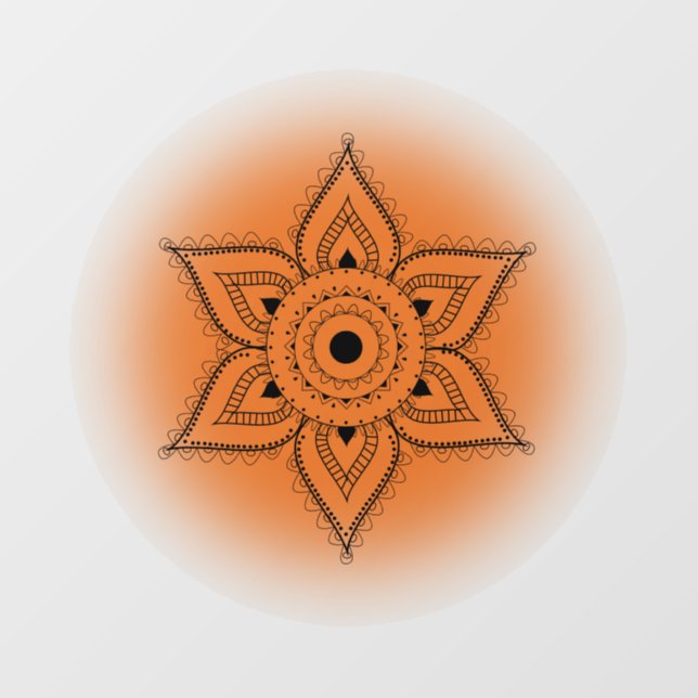 Sacral Chakra Window Cling (Sheet)