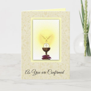 Sacrament of Confirmation Holy Spirit Prayer Card