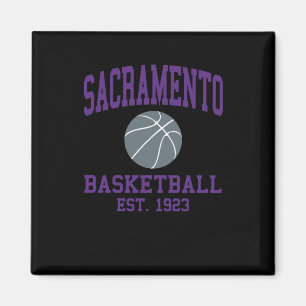 Sacramento Basketball Magnet