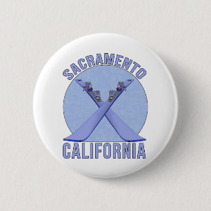 Sacramento, California 2 Inch Round Button