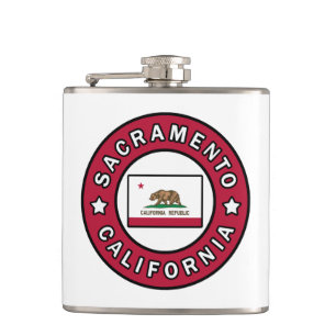 Sacramento California Hip Flask