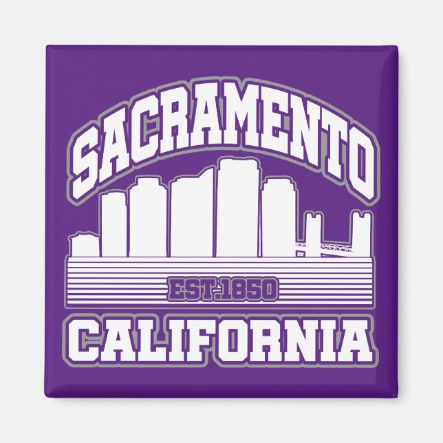 Sacramento,California Magnet (Front)