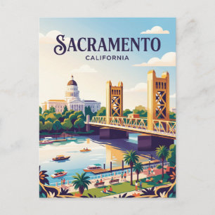 Sacramento California Postcard