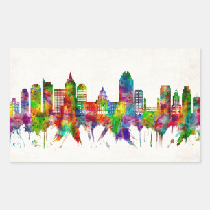 Sacramento California Skyline Sticker