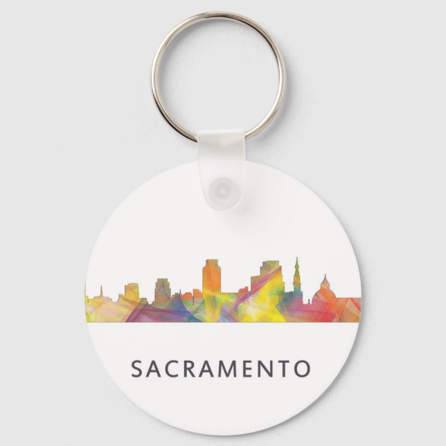 SACRAMENTO, CALIFORNIA SKYLINE WB1 - KEYCHAIN (Front)