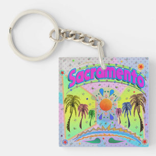 Sacramento Calm Desire Keychain