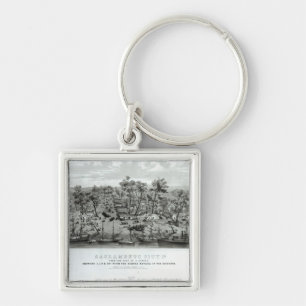 Sacramento City, California Keychain