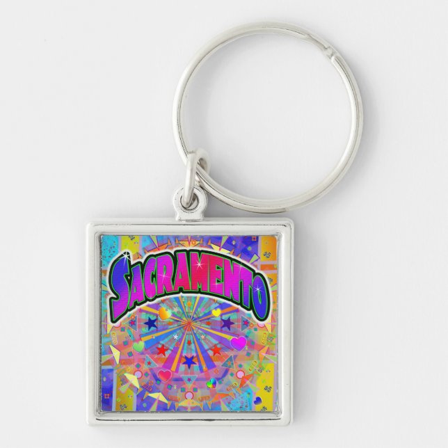 Sacramento Cosmic Unity Keychain (Front)