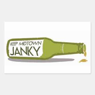 Sacramento "Keep Midtown Janky" Bottle Sticker