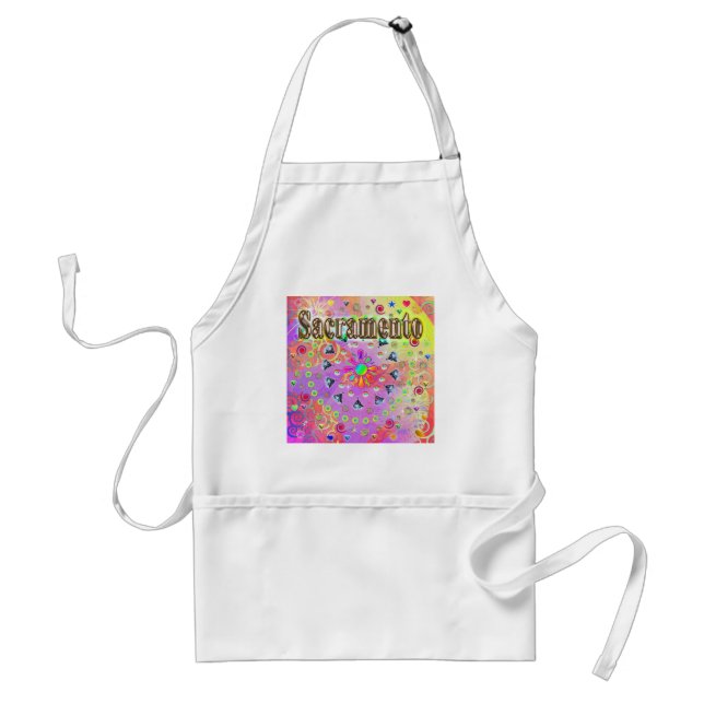 Sacramento Lucky Golden Apron (Front)
