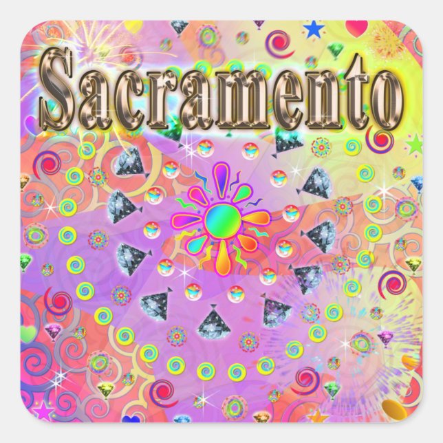 Sacramento Lucky Golden Sticker (Front)