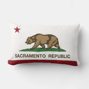 Sacramento Republic Flag Lumbar Pillow