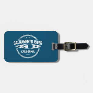 Sacramento River California Kayaking Luggage Tag
