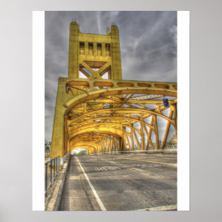 Sacramento Tower Bridge Poster