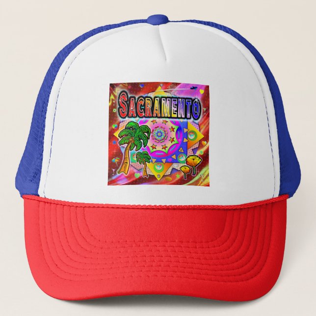 Sacramento Tropical Friends Hat (Front)