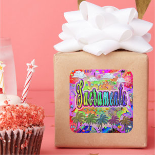 Sacramento Vista Express Sticker