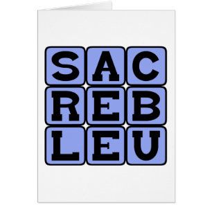Sacré Bleu, argot français