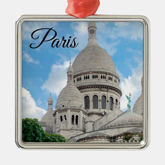 Sacré-Coeur Basilica Metal Ornament (Front)