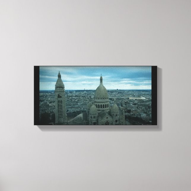 Sacré-Cœur Church on Montmartre Canvas Print (Front)