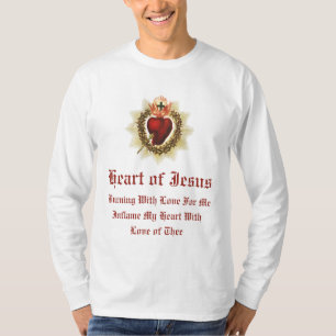 Sacré Coeur de Jésus T-shirt à manches longues